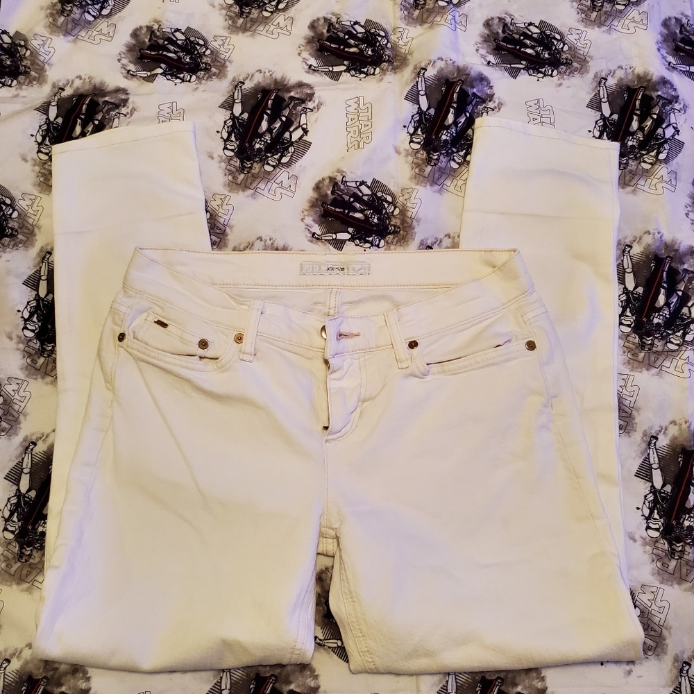 Joe's low rise skinny  cropped jeans